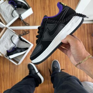 Nike Air Force F-1 Preto /Roxo