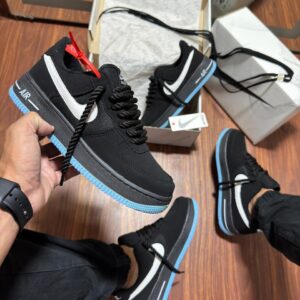 Tênis Nike Air Force Have Preto Celeste