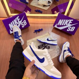 Tênis Nike Dunk  Gelo/Azul