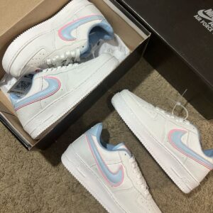 Tenis Nike Air Force Branco/Azul