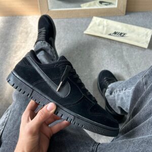 Tênis Nike Dunk Low Pro Camurça Black