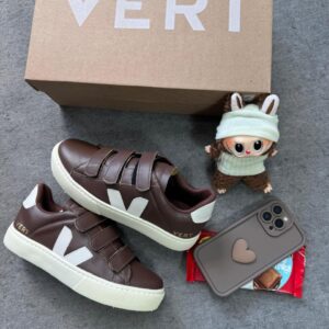 Tênis Vert Velcro Feminino Café