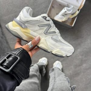 Tênis New Balance 9060 Couro Branco/Cinza