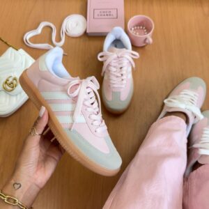 Tênis Adidas Samba Sintético Feminino Rosa bb