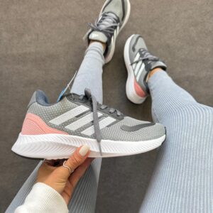 Tênis Run Falcon Cinza/Rosa