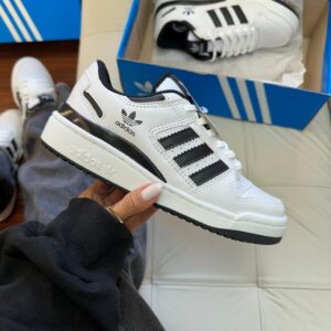 Tênis Adidas Fórum Branco/Preto