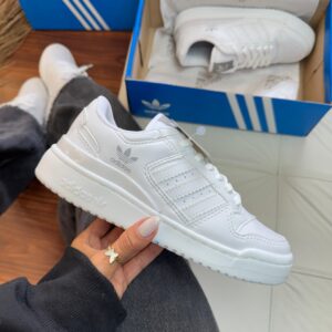 Tênis Adidas Fórum Branco/Branco
